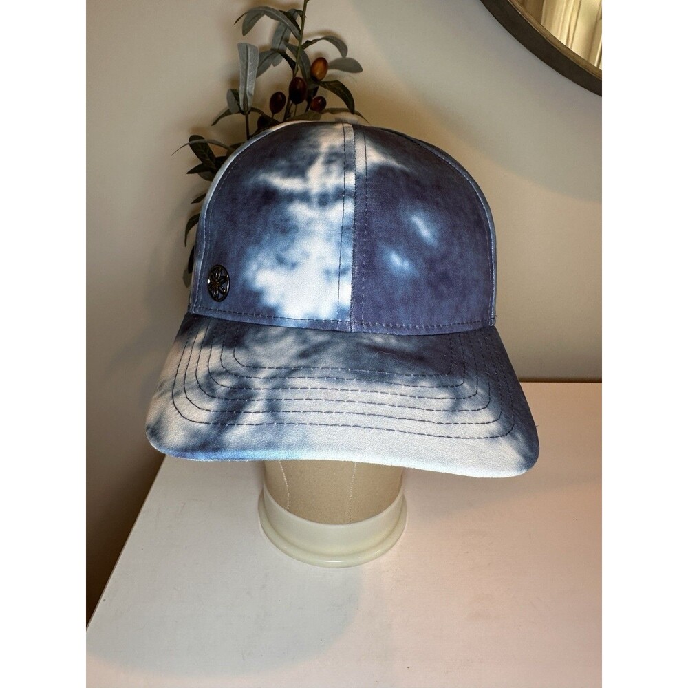 Gaiam Women's Athletic Baseball Cap Hat Blue Tie Dye Perforated Breathable